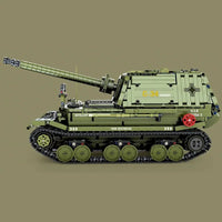 Thumbnail for Building Blocks MOC Military WW2 Army Tank Destroyer Bricks Toy T4012 Construction Set Toys - 8