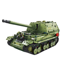 Thumbnail for Building Blocks MOC Military WW2 Army Tank Destroyer Bricks Toy T4012 Construction Set Toys - 1