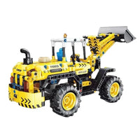 Thumbnail for Building Blocks MOC Mini City Front Loader Truck Bricks Toys T3038 - 8