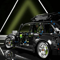 Thumbnail for Building Blocks MOC Motorized RC Audi RS6 Avant Racing Car Bricks Toy T5023 - 10