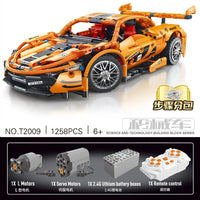 Thumbnail for Building Blocks MOC Motorized RC McLaren P1 Sports Car Bricks Toys T2009 - 2