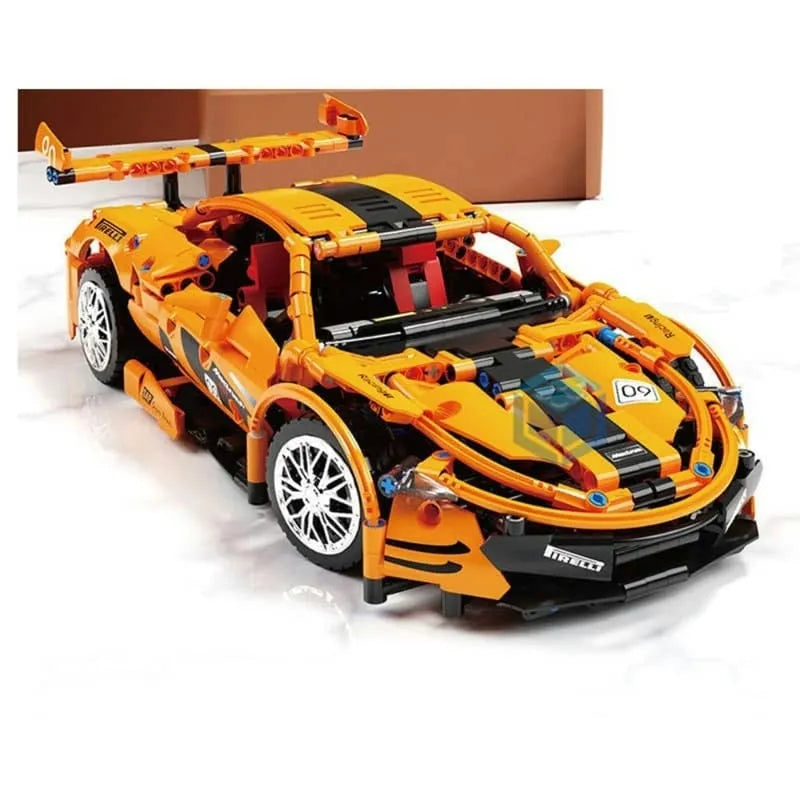 Building Blocks MOC Motorized RC McLaren P1 Sports Car Bricks Toys T2009 - 3