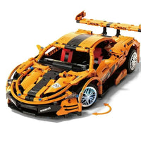Thumbnail for Building Blocks MOC Motorized RC McLaren P1 Sports Car Bricks Toys T2009 - 5