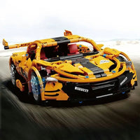 Thumbnail for Building Blocks MOC Motorized RC McLaren P1 Sports Car Bricks Toys T2009 - 4