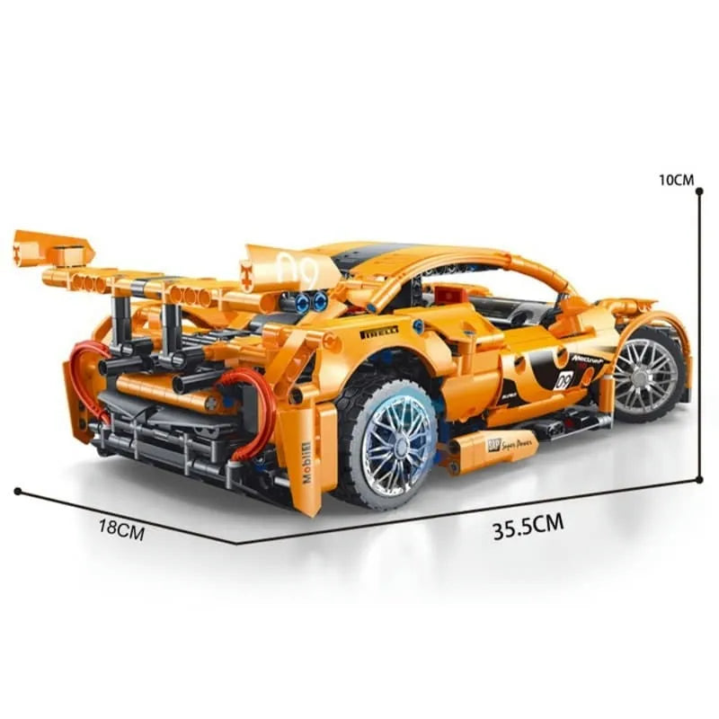 Building Blocks MOC Motorized RC McLaren P1 Sports Car Bricks Toys T2009 - 1