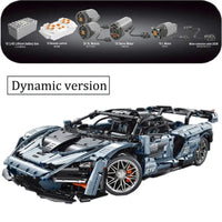 Thumbnail for Building Blocks MOC Motorized RC McLaren Senna Hypercar Bricks Toy T5013A Construction Set Toys - 4