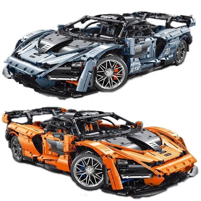 Building Blocks MOC Motorized RC McLaren Senna Hypercar Bricks Toy T5013A Construction Set Toys - 6