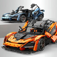 Thumbnail for Building Blocks MOC Motorized RC McLaren Senna Hypercar Bricks Toy T5013A Construction Set Toys - 8