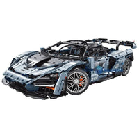 Thumbnail for Building Blocks MOC Motorized RC McLaren Senna Hypercar Bricks Toy T5013A Construction Set Toys - 7