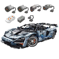 Thumbnail for Building Blocks MOC Motorized RC McLaren Senna Hypercar Bricks Toy T5013A Construction Set Toys - 1