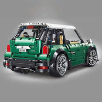 Thumbnail for Building Blocks MOC Motorized RC MINI Cooper S Sports Car Bricks Toys T5025A - 2