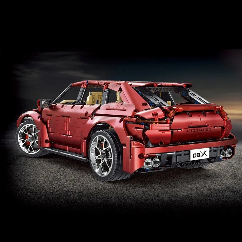 Building Blocks MOC Motorized RC Racing Aston Martin DBX Car Bricks Toy Construction Set Toys - 1