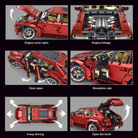Thumbnail for Building Blocks MOC Motorized RC Racing Aston Martin DBX Car Bricks Toy - 4