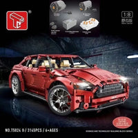 Thumbnail for Building Blocks MOC Motorized RC Racing Aston Martin DBX Car Bricks Toy Construction Set Toys - 2