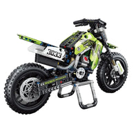 Thumbnail for Building Blocks MOC Off - Road Kawasaki KX450 Motocross Bricks Toy T3033 - 7