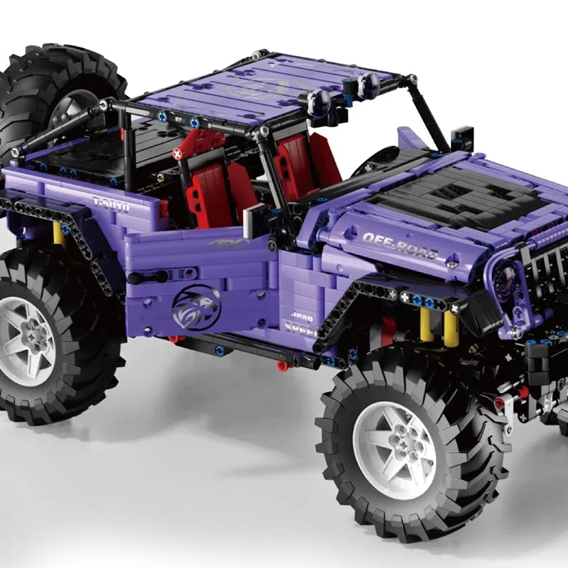 Building Blocks MOC Off-Road RC SUV JEEP Wrangler Trailcat Bricks Toy T5010B - 3