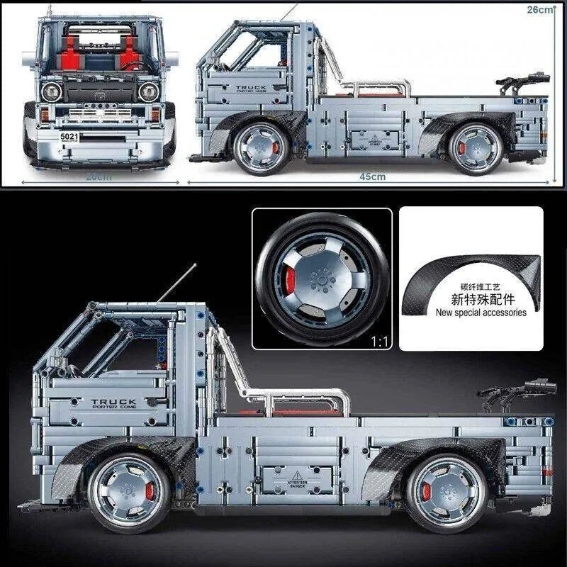 Building Blocks MOC RC APP City Truck Engineering Car Bricks Toy Construction Set Toys - 4
