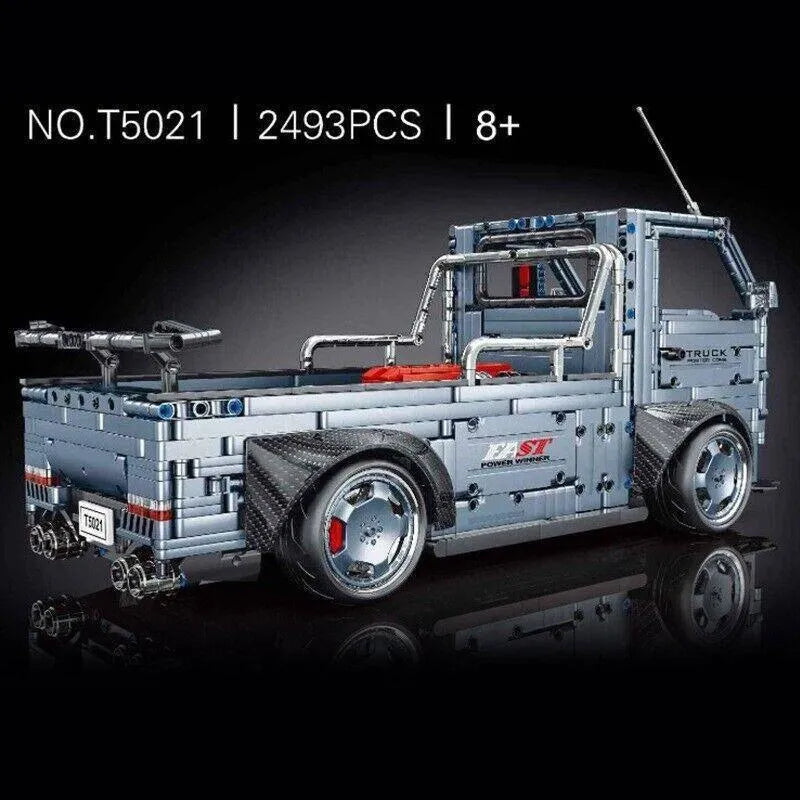 Building Blocks MOC RC APP City Truck Engineering Car Bricks Toy Construction Set Toys - 3