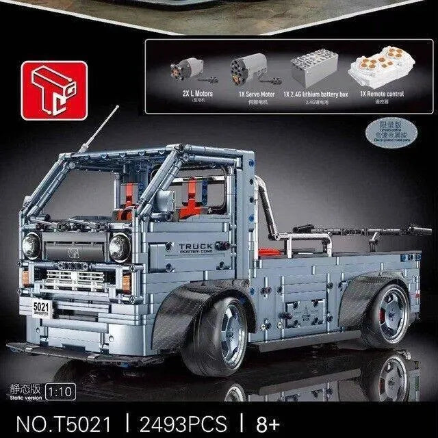 Building Blocks MOC RC APP City Truck Engineering Car Bricks Toy - 2