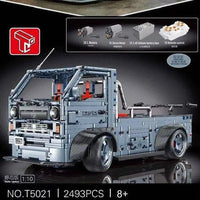 Thumbnail for Building Blocks MOC RC APP City Truck Engineering Car Bricks Toy - 2