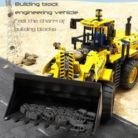 Thumbnail for Building Blocks MOC RC APP Front Loader Tractor Truck Bricks Toys Construction Set Toys - 7