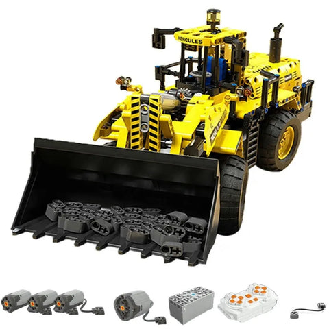 MOC RC App Loader Tractor Truck Building Blocks Toy