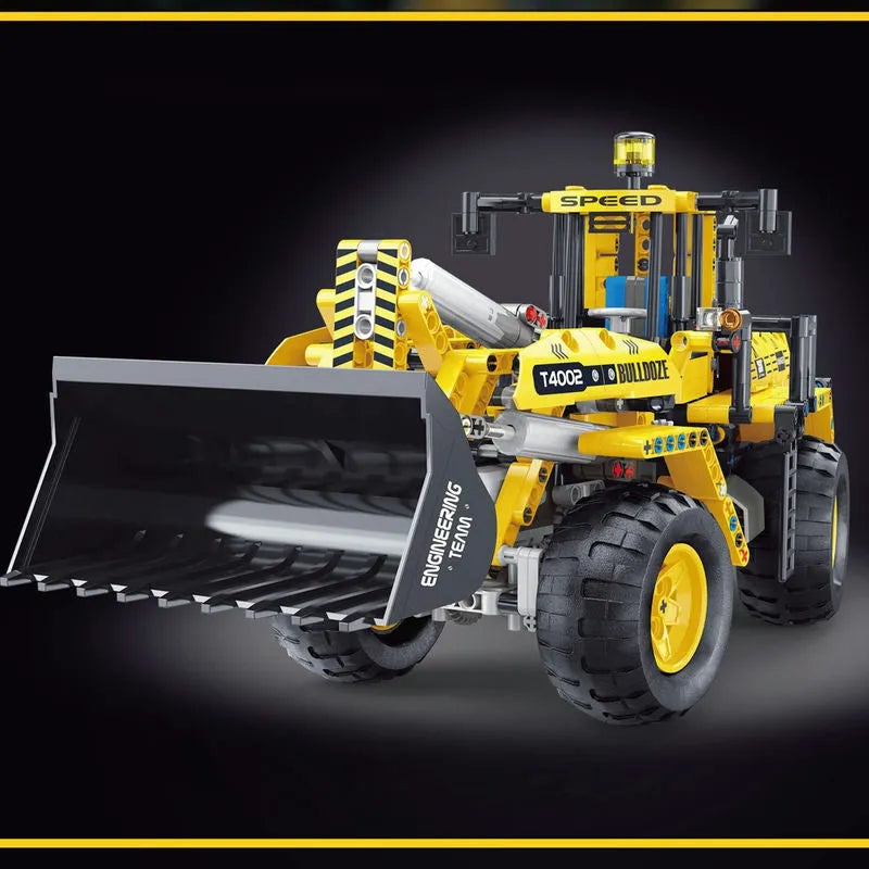 Building Blocks MOC RC APP Front Loader Tractor Truck Bricks Toys Construction Set Toys - 4
