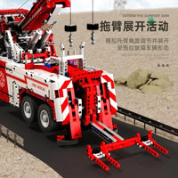 Thumbnail for Building Blocks MOC RC APP Heavy Fire Rescue Truck Bricks Toys - 10