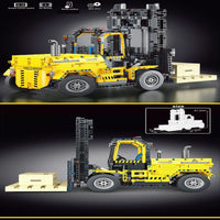 Thumbnail for Building Blocks MOC RC Motorized Heavy Forklift Truck Bricks Toy T4003 Construction Set Toys - 6