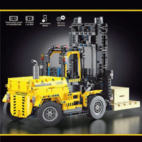 Thumbnail for Building Blocks MOC RC Motorized Heavy Forklift Truck Bricks Toy T4003 Construction Set Toys - 3