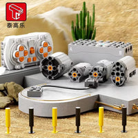 Thumbnail for Building Blocks MOC RC Motorized Heavy Forklift Truck Bricks Toy T4003 Construction Set Toys - 8