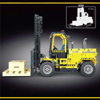 Thumbnail for Building Blocks MOC RC Motorized Heavy Forklift Truck Bricks Toy T4003 - 4