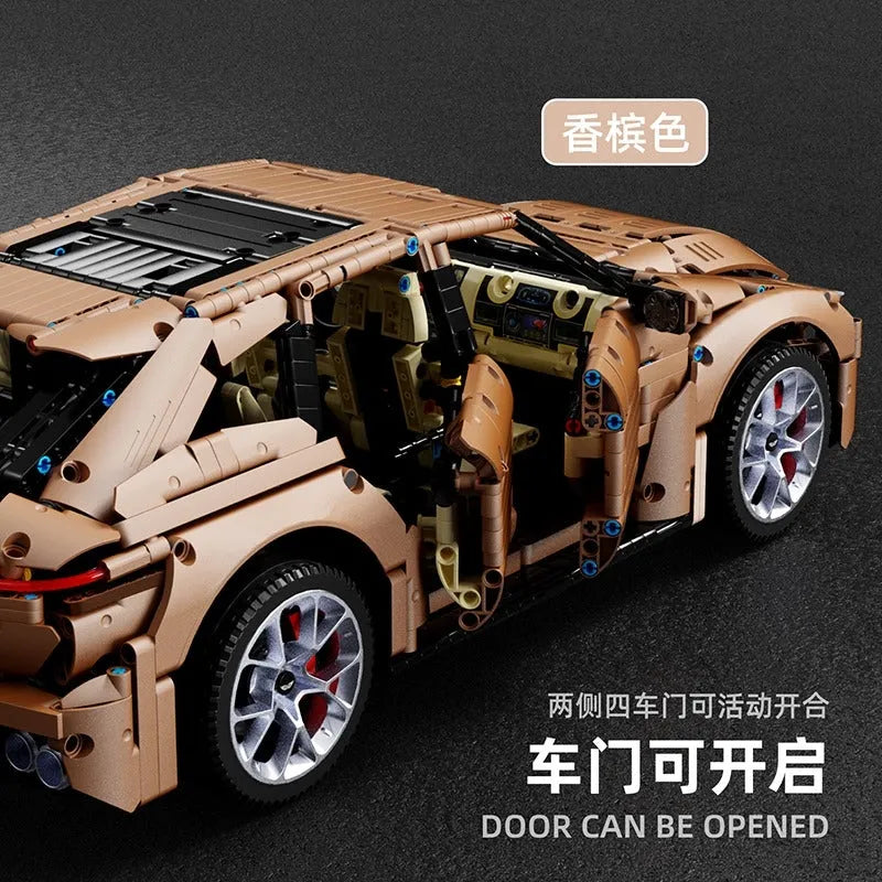 Building Blocks MOC RC Motorized Racing Aston Martin DBX Car Bricks Toy Construction Set Toys - 11