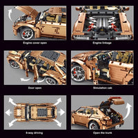 Thumbnail for Building Blocks MOC RC Motorized Racing Aston Martin DBX Car Bricks Toy - 6