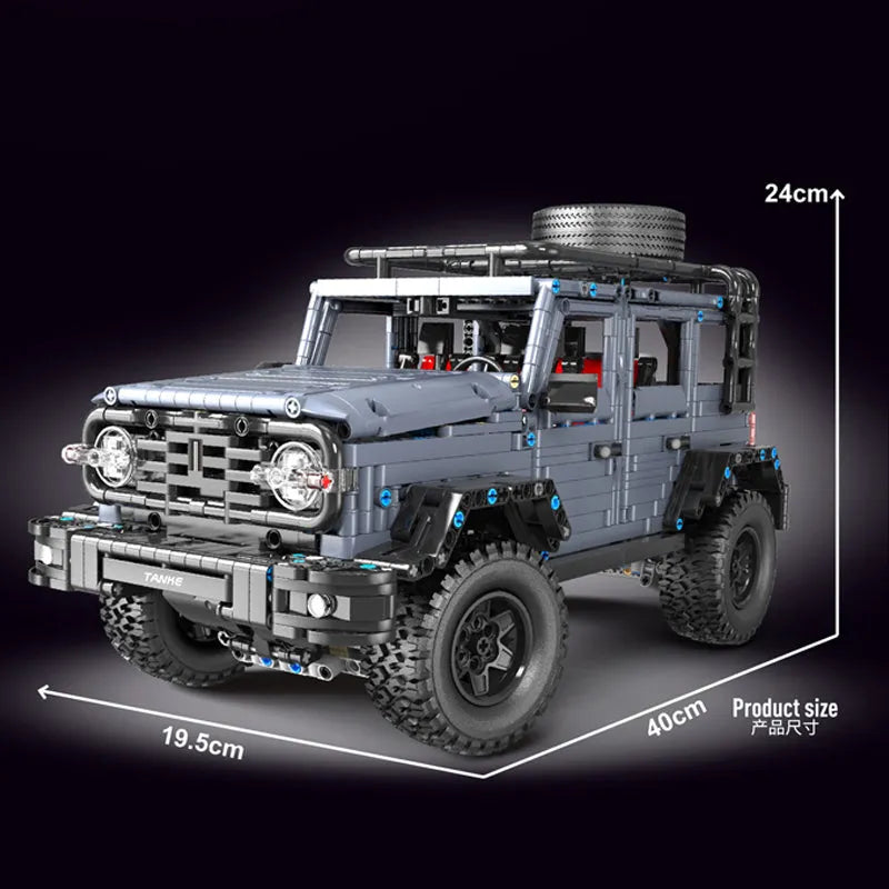 Building Blocks MOC RC Off-Road AWD Tank 300 SUV Car Bricks Toy T5015A Construction Set Toys - 4