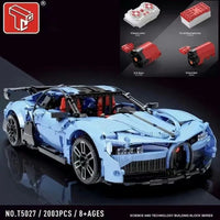 Thumbnail for Building Blocks MOC RC Super Sports Racing Car Bricks Kids Toys T5027A Construction Set Toys - 2