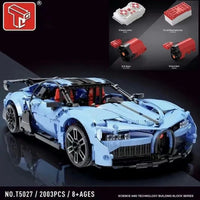 Thumbnail for Building Blocks MOC RC Super Sports Racing Car Bricks Kids Toys T5027A - 2