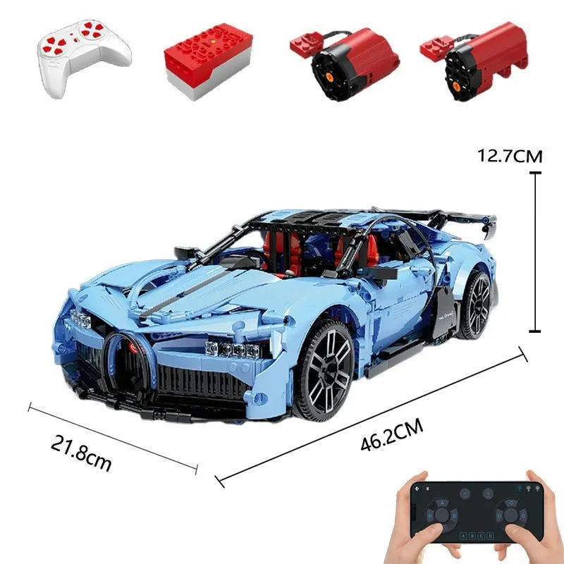 Building Blocks MOC RC Super Sports Racing Car Bricks Kids Toys T5027A Construction Set Toys - 1