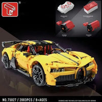 Thumbnail for Building Blocks MOC RC Super Sports Racing Car Bricks Toy T5027B Construction Set Toys - 2