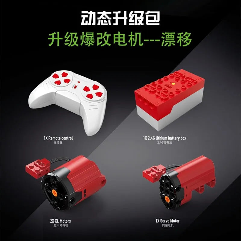 Building Blocks MOC RC Supercar Sports Racing Car Bricks Toy T5028 Construction Set Toys - 7