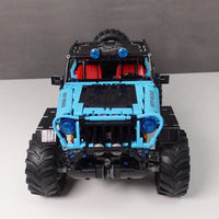 Thumbnail for Building Blocks MOC RC SUV Off-Road JEEP Wrangler Trailcat Bricks Toys - 14