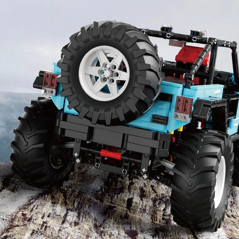 Building Blocks MOC RC SUV Off-Road JEEP Wrangler Trailcat Bricks Toys - 6