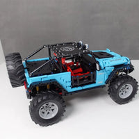 Thumbnail for Building Blocks MOC RC SUV Off-Road JEEP Wrangler Trailcat Bricks Toys - 13