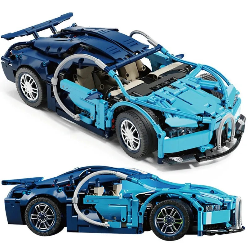 Building Blocks MOC T2006 Bugatti Chiron Super Racing Car Bricks Toys - 1