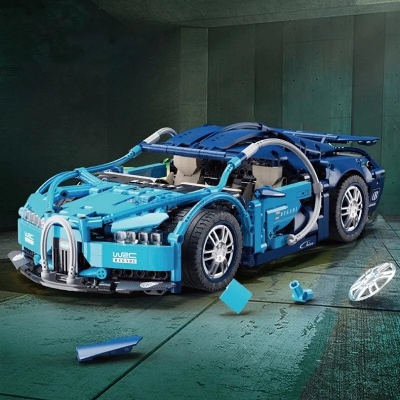 Building Blocks MOC T2006 Bugatti Chiron Super Racing Car Bricks Toys - 4