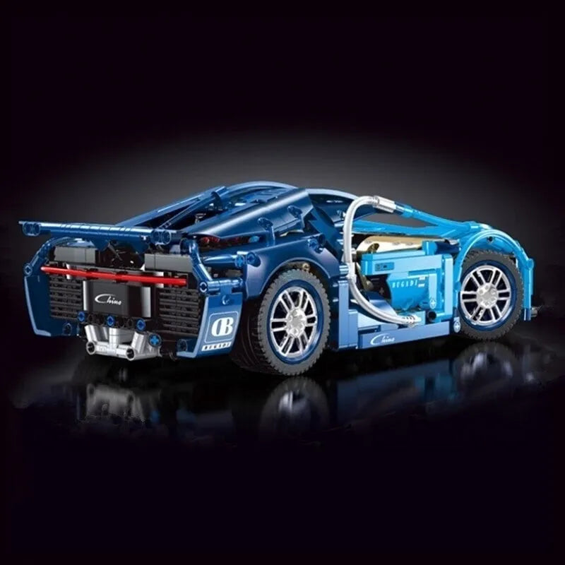 Building Blocks MOC T2006 Bugatti Chiron Super Racing Car Bricks Toys - 5