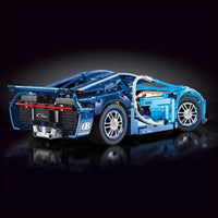 Thumbnail for Building Blocks MOC T2006 Bugatti Chiron Super Racing Car Bricks Toys - 5