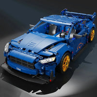 Thumbnail for Building Blocks MOC T2040 Super Racing Sports Car Bricks Toys - 3