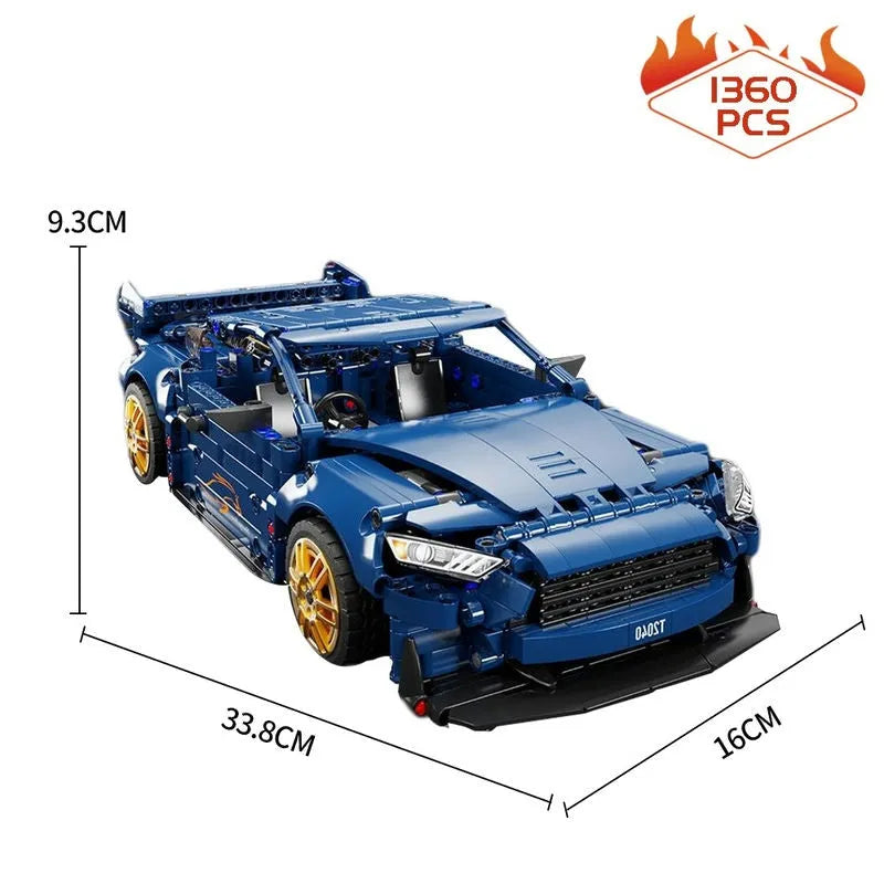 Building Blocks MOC T2040 Super Racing Sports Car Bricks Toys - 1