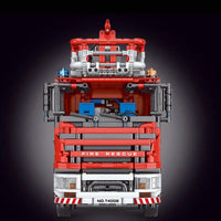 Thumbnail for Building Blocks MOC T4008 RC APP Fire Water City Rescue Truck Bricks Toy - 4